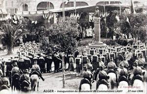 447- Alger - Inauguration monument Ct Lamy
